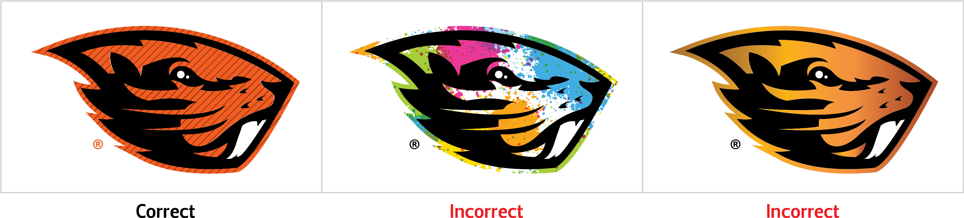 Oregon State University Beavers (3137x731), Png Download