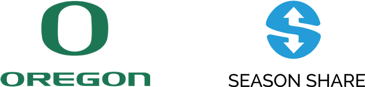 Oregon Season Tickets Season Share - Oregon Ducks Football (800x173), Png Download