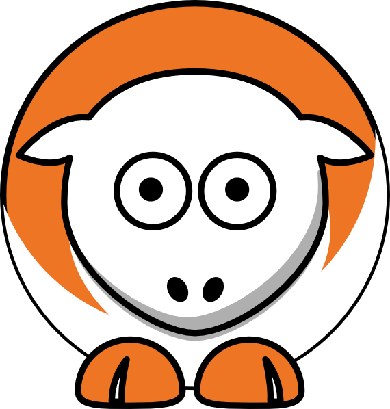 Clip Library Stock Sheep Team Colors College Football - Utep Colors (570x598), Png Download