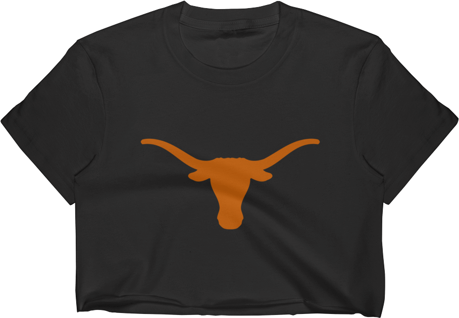 Texas Longhorns Women 039 S Bevo Crop Top - Perfect Timing - Turner Texas Longhorns Portfolio, (1000x1000), Png Download
