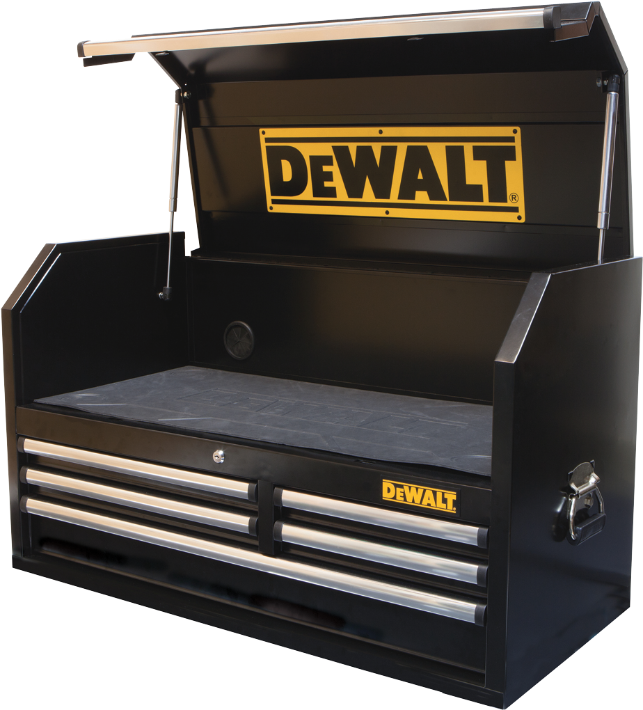 40" 5 Drawer Top Chest Metal Storage - Dewalt Tool Chest (987x1080), Png Download
