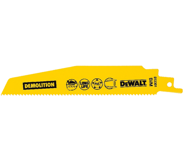 Dewalt Sabre Saw Blade Dt2301l-qz For Plastics, Me - Dewalt (600x695), Png Download