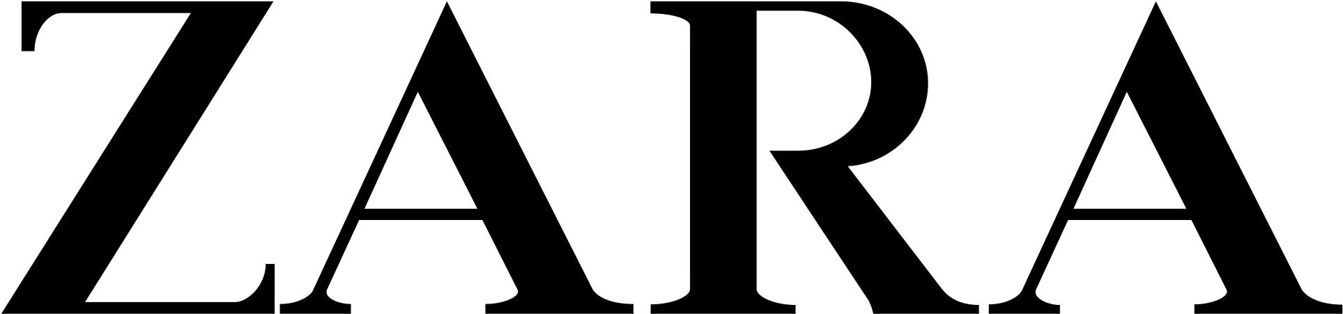 Zara Logo - Zara Logo Png (2000x504), Png Download