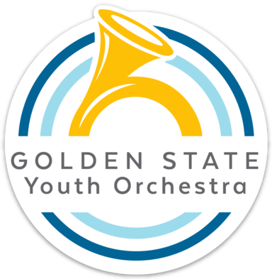 Logo Decal Round - Golden State Youth Orchestra (384x393), Png Download