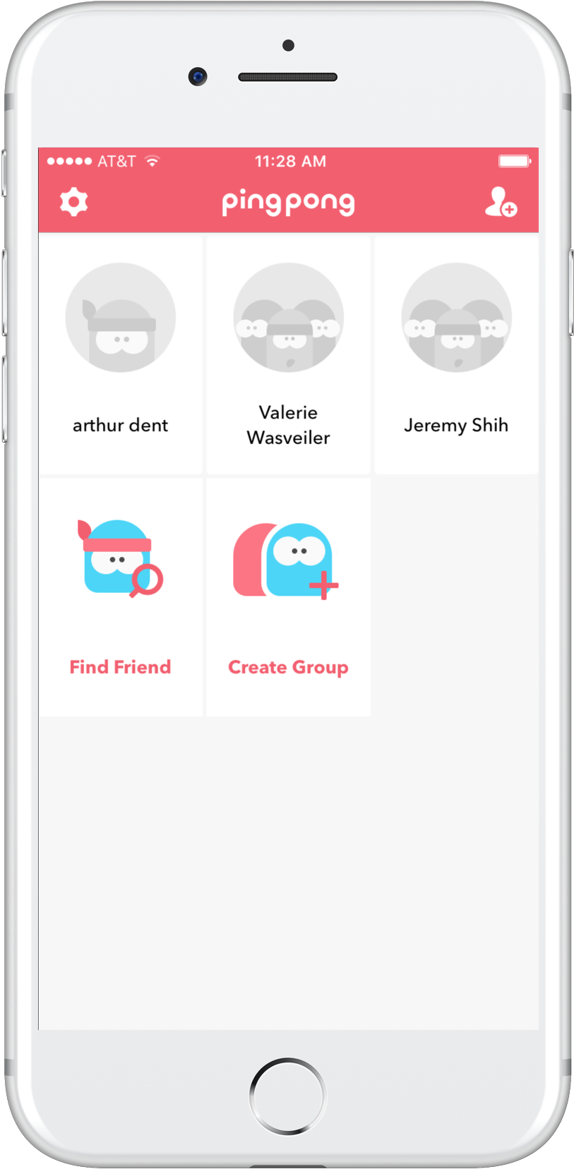 Pingpong Musically Video Messaging App Friend Screen - Email (2000x2000), Png Download