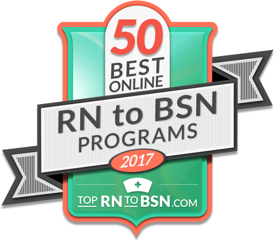 Best Rn To Bsn Programs Award Logo Shield - Bachelor Of Science In Nursing (538x472), Png Download