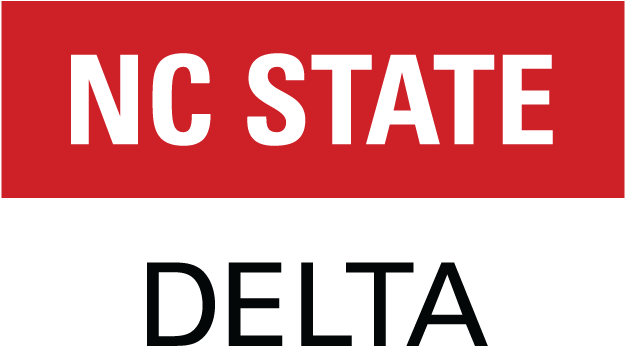 White Text On Red Brick, Abbreviated, Stacked - North Carolina State University (624x392), Png Download