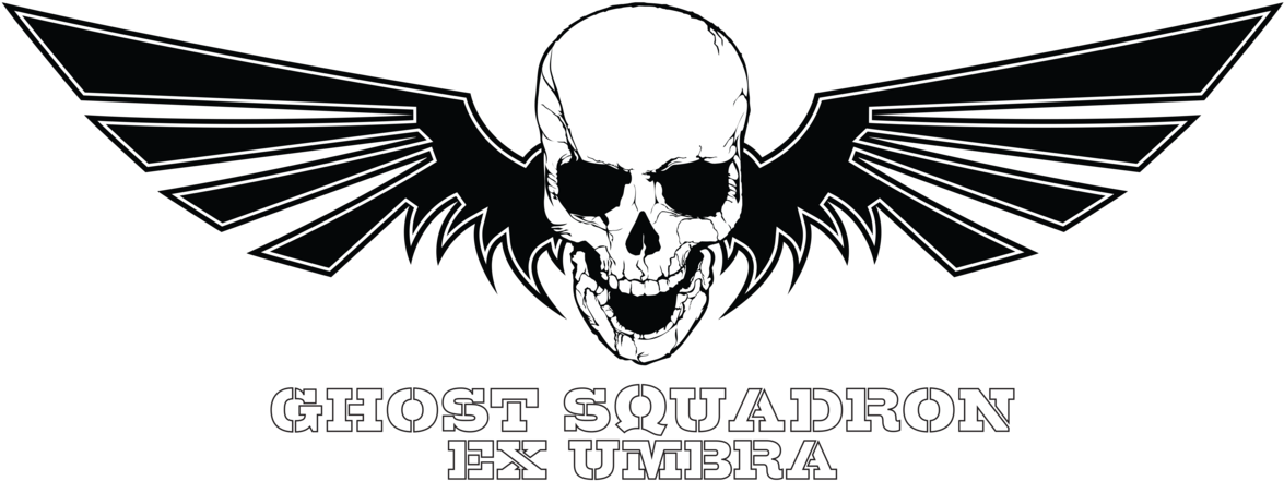 Ghost Squadron Ex Umbra - Dangerous Logo (1500x500), Png Download