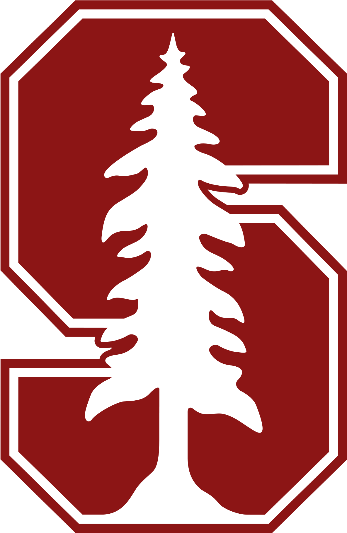 Stanford Sinks Arizona State - Stanford Logo Png (384x580), Png Download