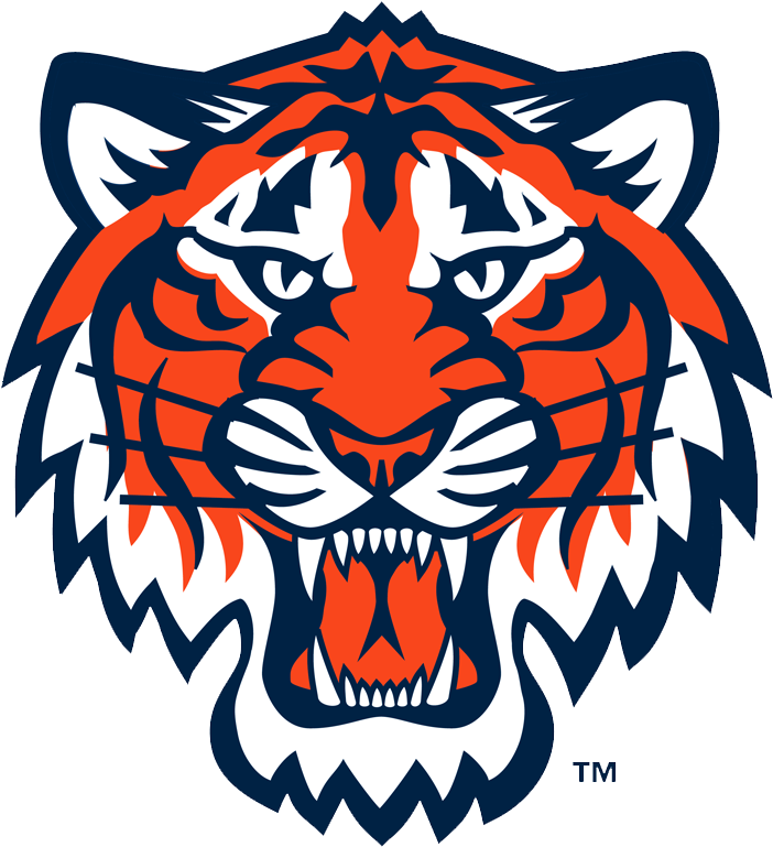Detroit Tigers Tiger Logo - Detroit Tigers Comerica Park Logo (1100x900), Png Download