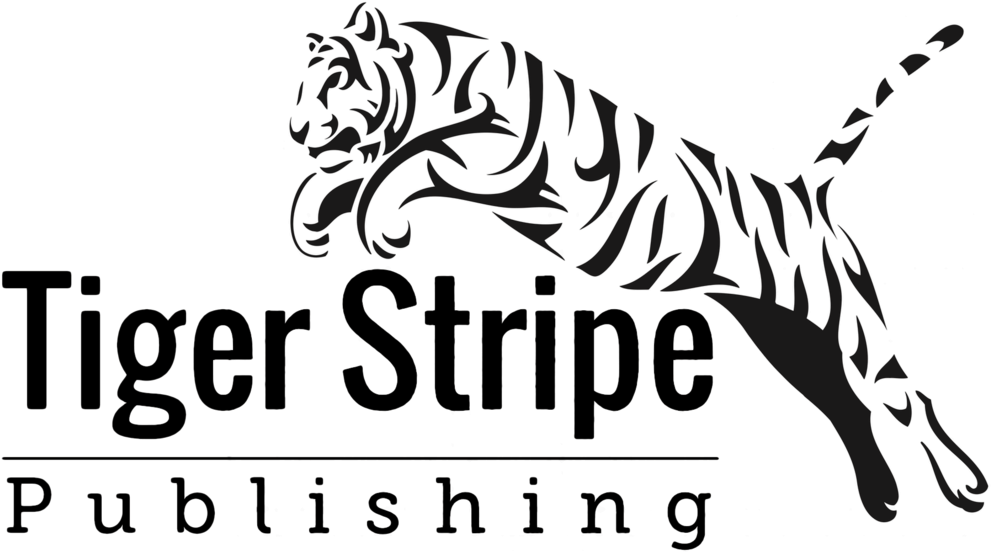Tiger Stripes Png Clipart Transparent Stock - Jumping Tiger Logo Black And White (1000x559), Png Download