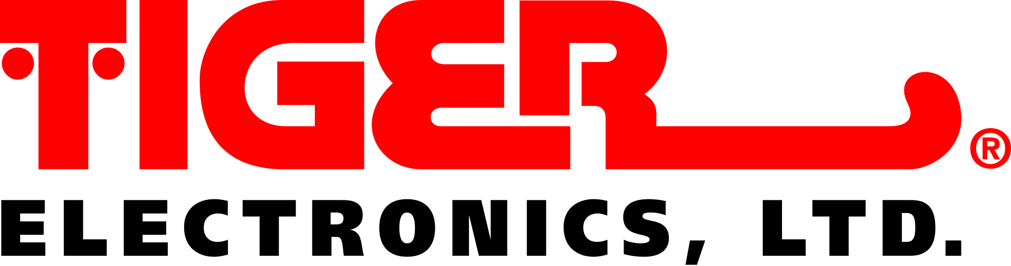Tiger Electronics - 01 - Tiger Electronics Logo (2000x527), Png Download