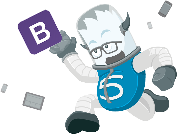 Bootstrap Foundation Five Monster High Fiving The Bootstrap - Motion Ui Logo Png (815x593), Png Download