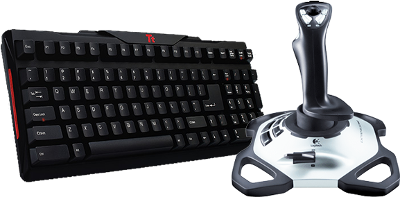 Joystick Is The Simplest And The Most Obvious Choice - Elite Dangerous Keyboard Joystick (640x315), Png Download
