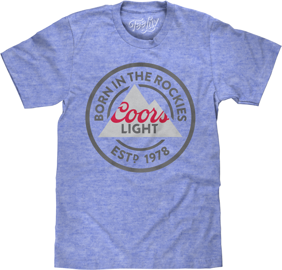 Coors Light "born In The Rockies" - Coors Light Logo Born In The Rockies (999x1024), Png Download