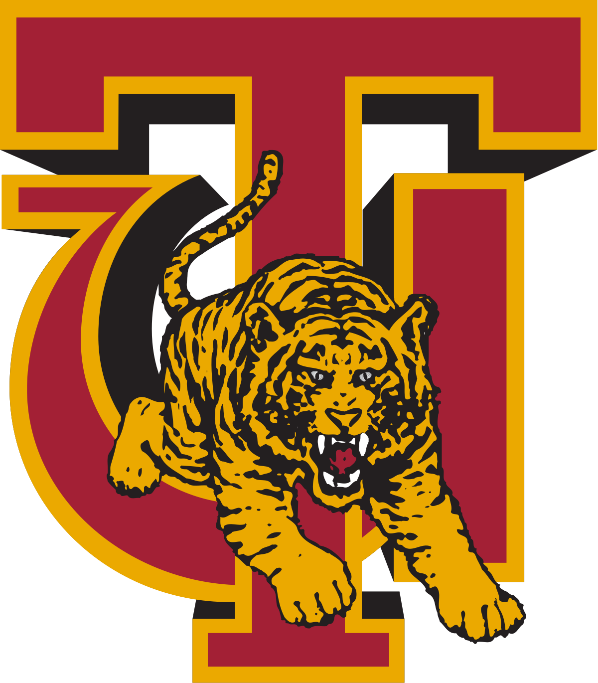 Tuskegee Golden Tigers (1200x1370), Png Download