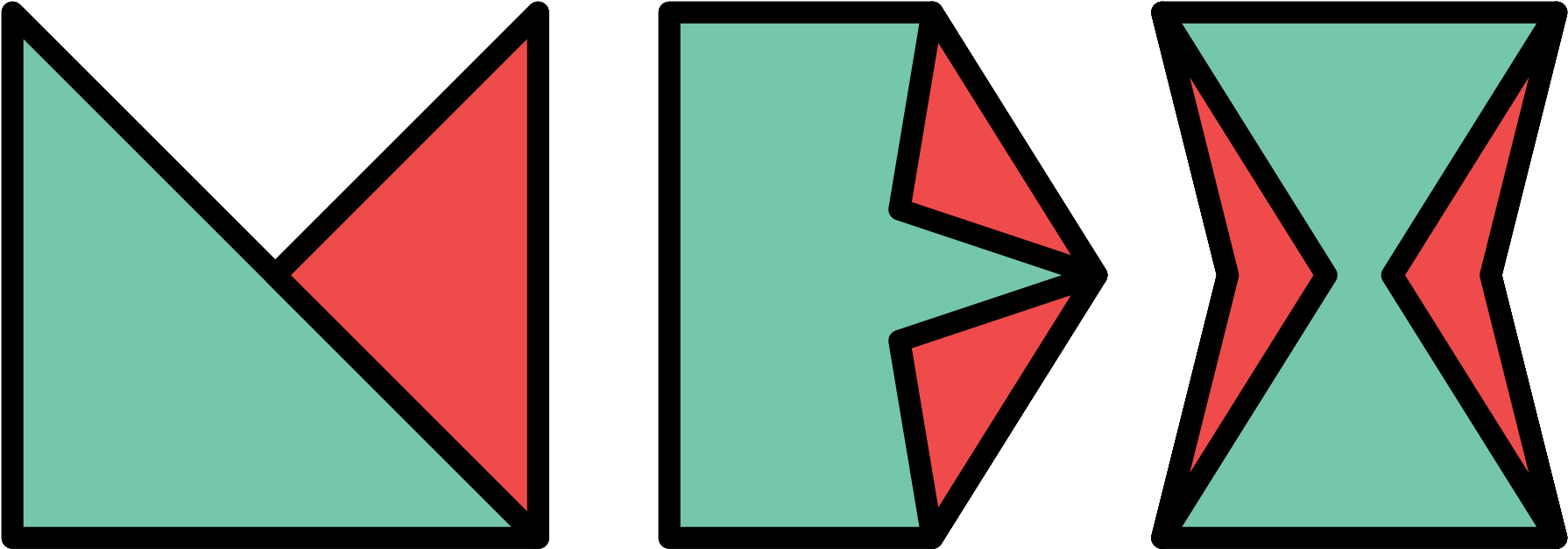 Mdxlogo - Triangle (2031x913), Png Download