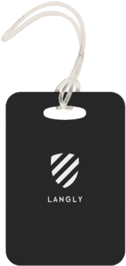 Langly Luggage Tag - Baggage (342x480), Png Download