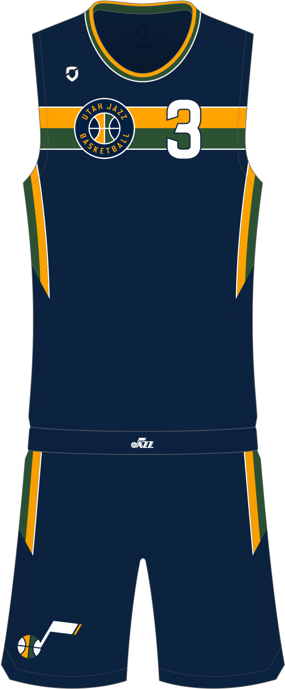 Utah Jazz Alternate - Utah Jazz (1000x1500), Png Download