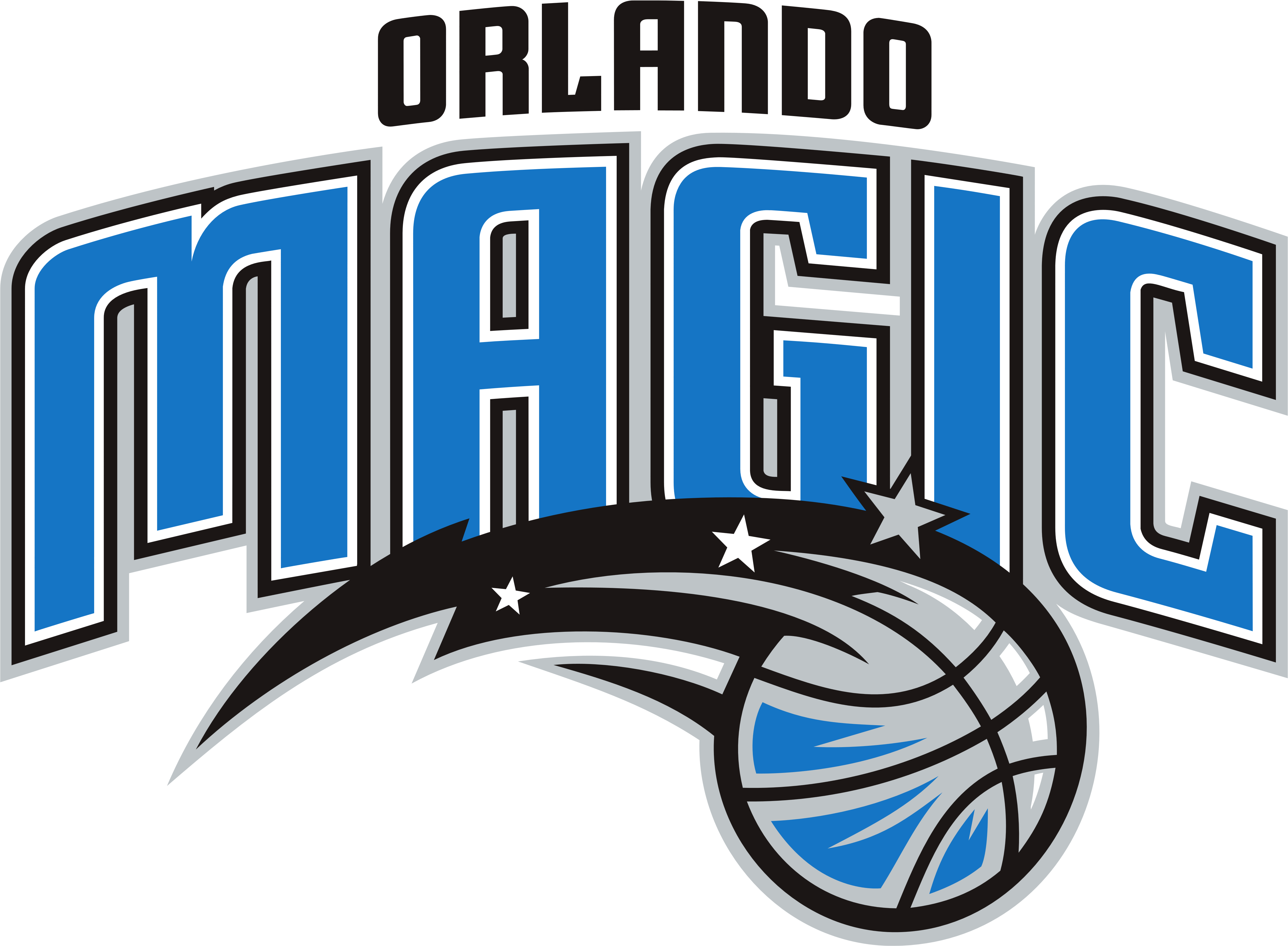 Orlando Magic Logo, Logotype - Orlando Magic Logo 2016 (5000x3670), Png Download