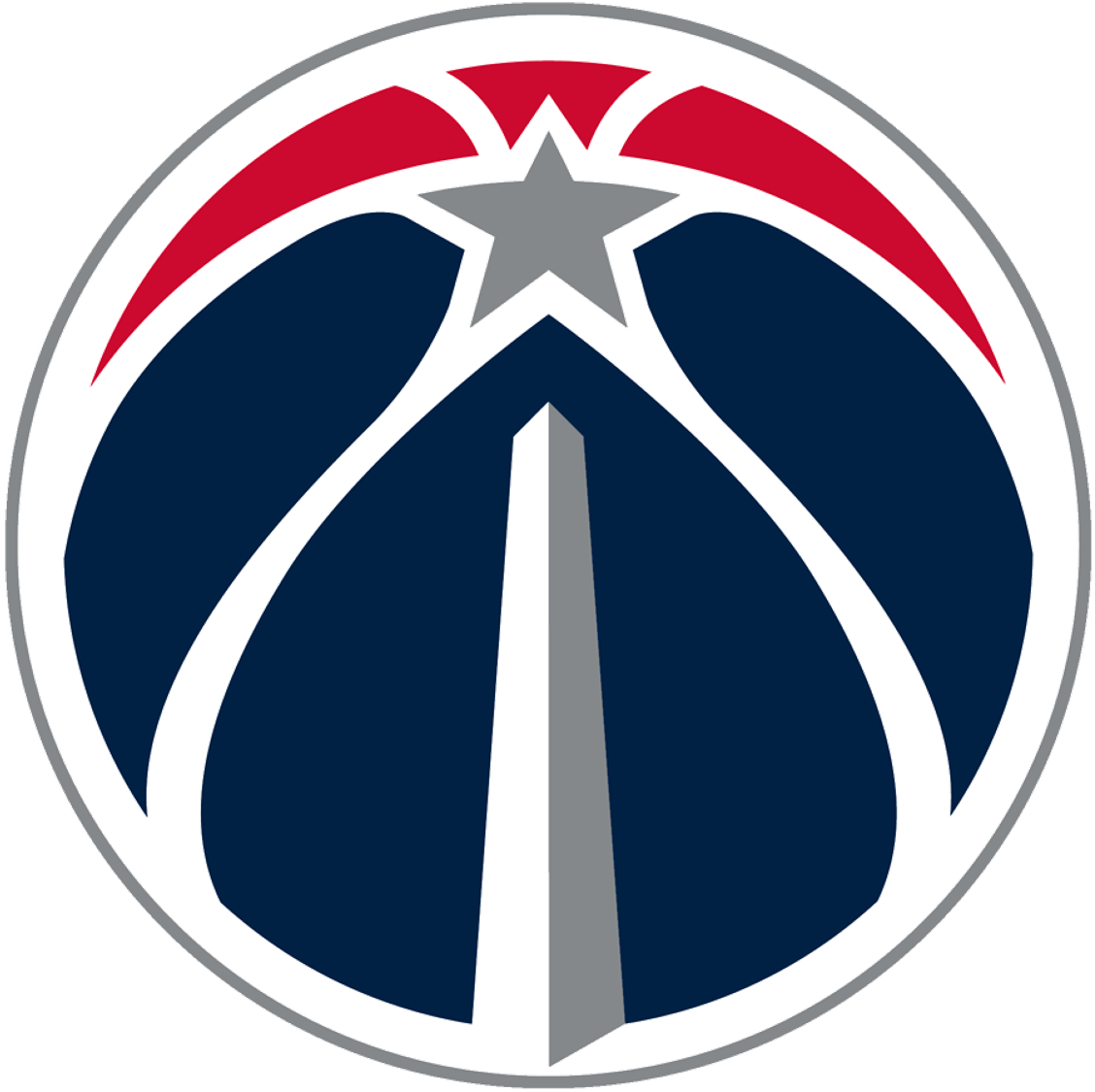 Was - Washington Wizards Logo (1128x1125), Png Download