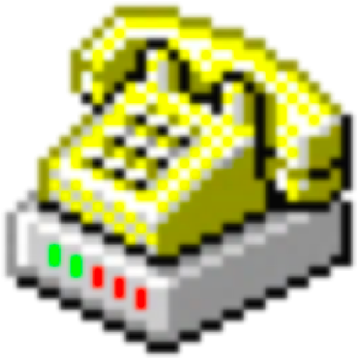 Clipart Black And White Stock Modemicon By Scorpiongamer - Windows 95 Phone Icon (1024x576), Png Download