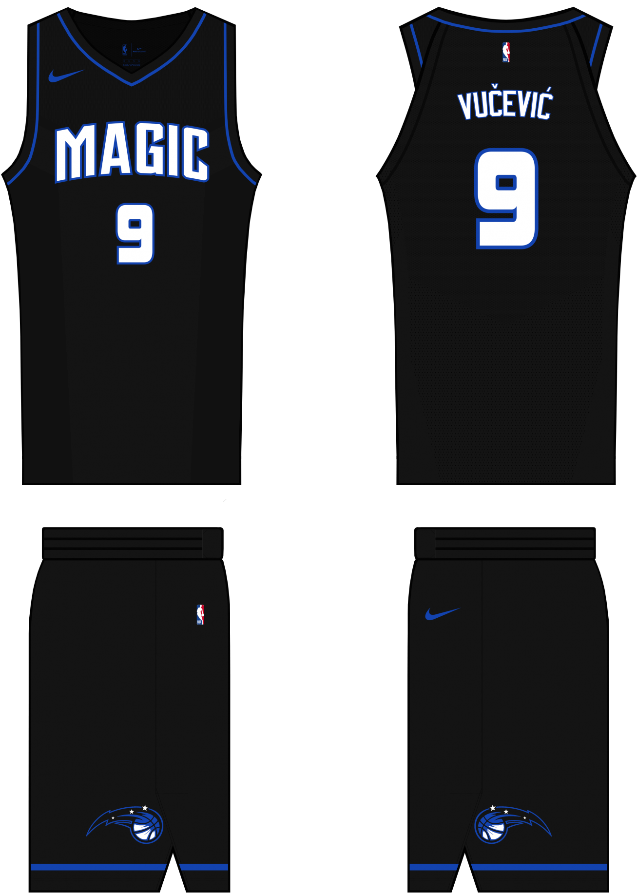 Orlando Magic Alternate 2 - Denver (1479x2000), Png Download