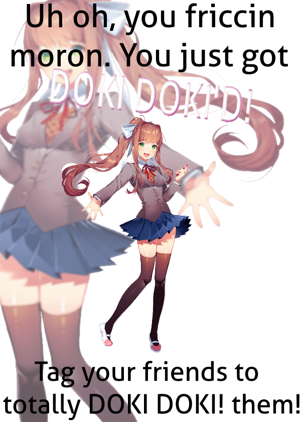 Uh Oh, You Friccirn Moron - If You Wanna Fly You (600x840), Png Download