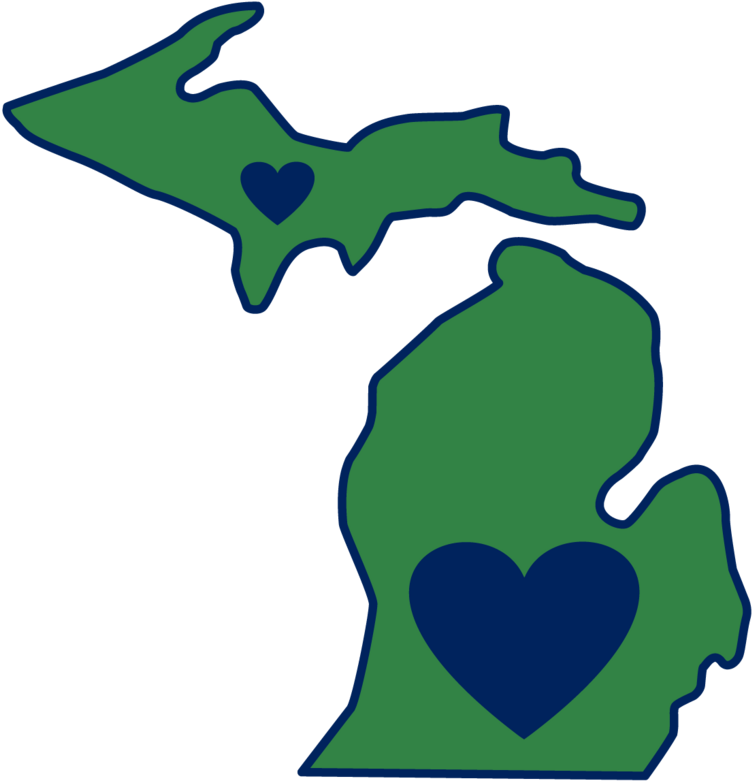 7 Best Photos Of Michigan State Shape Clipart - State Of Michigan (765x787), Png Download