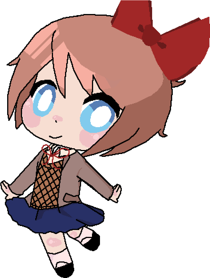 Doki Doki Literature Club - Doki Doki Literature Club Sayori (1000x1000), Png Download