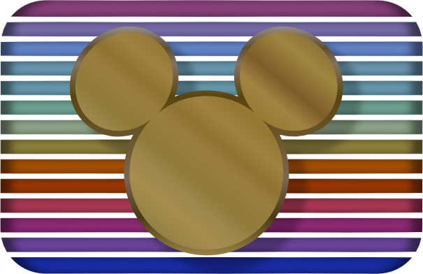Colored The Disney Channel Logo - Disney Channel 80s Logo (605x392), Png Download
