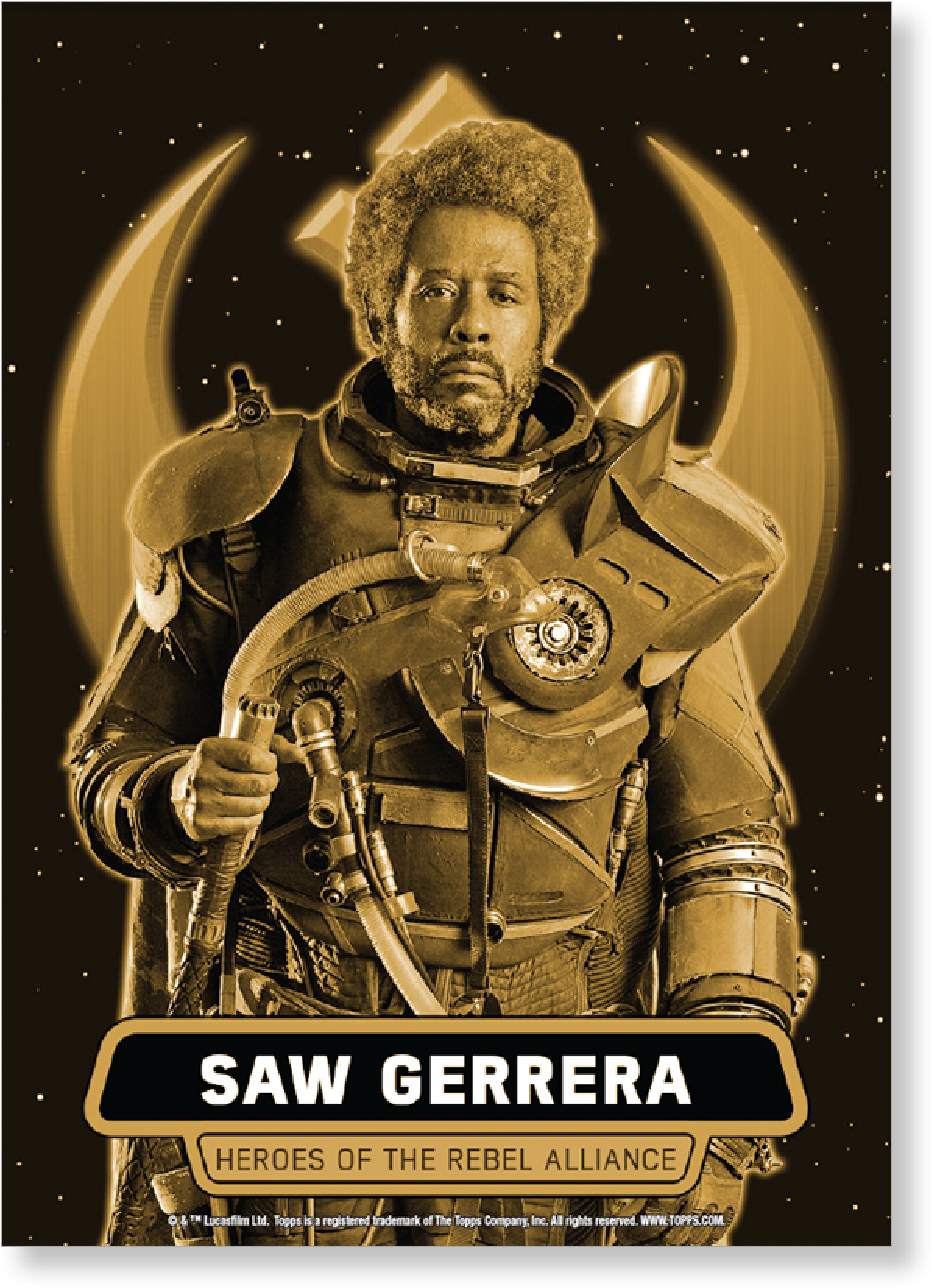 Saw Gerrera 2016 Star Wars Rogue One Series One Heroes (2000x2000), Png Download
