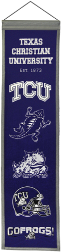 Texas Christian Horned Frogs Heritage Banner (500x500), Png Download