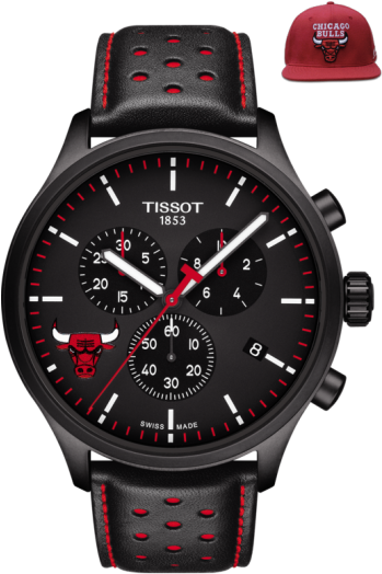 Tissot Chrono Xl Nba Chronograph Chicago Bulls - Tissot Nba Collection Bulls (375x570), Png Download