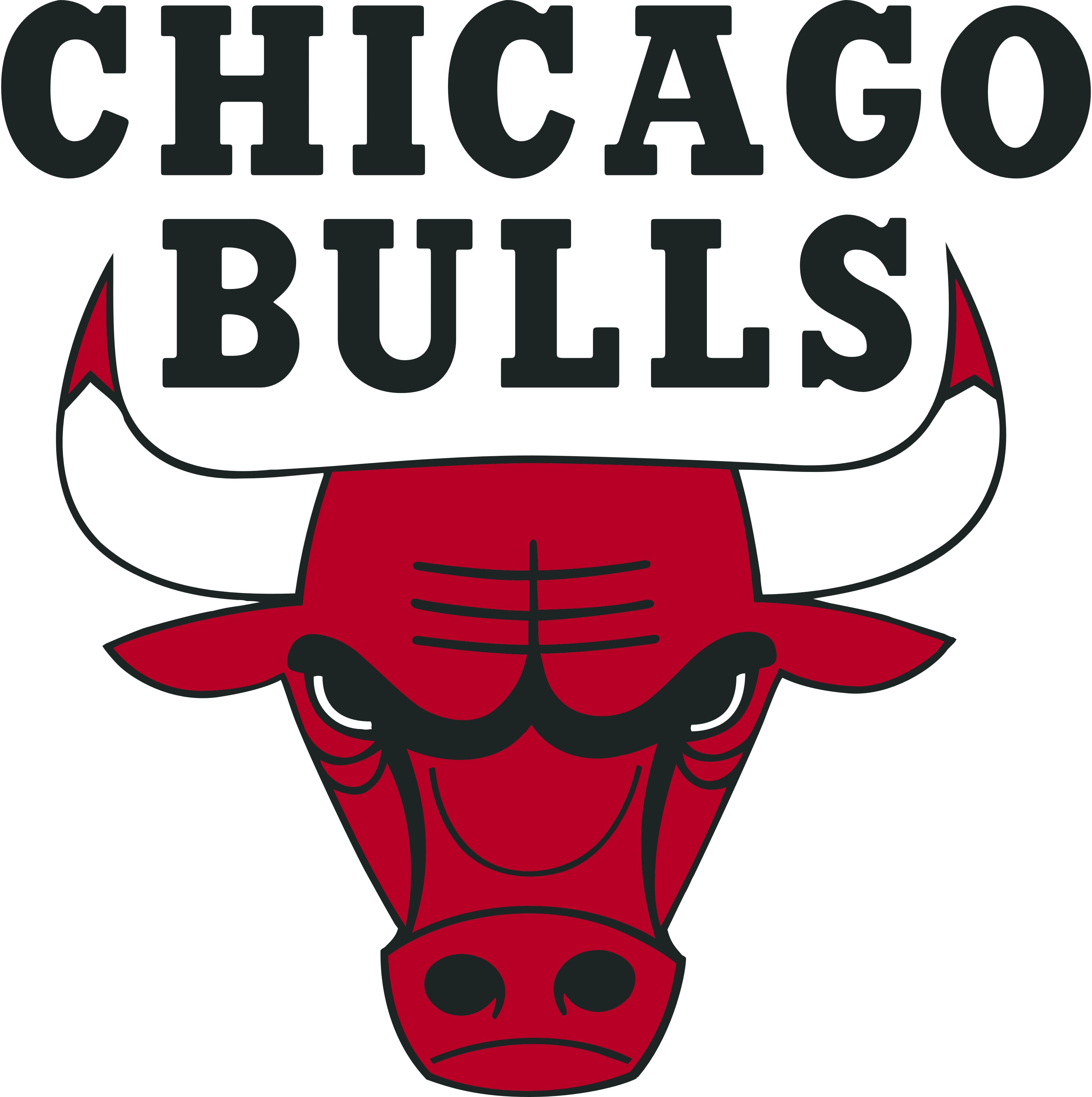Chicago Bulls Logo, Logotype, Emblem - Chicago Bulls Logo (3264x3280), Png Download