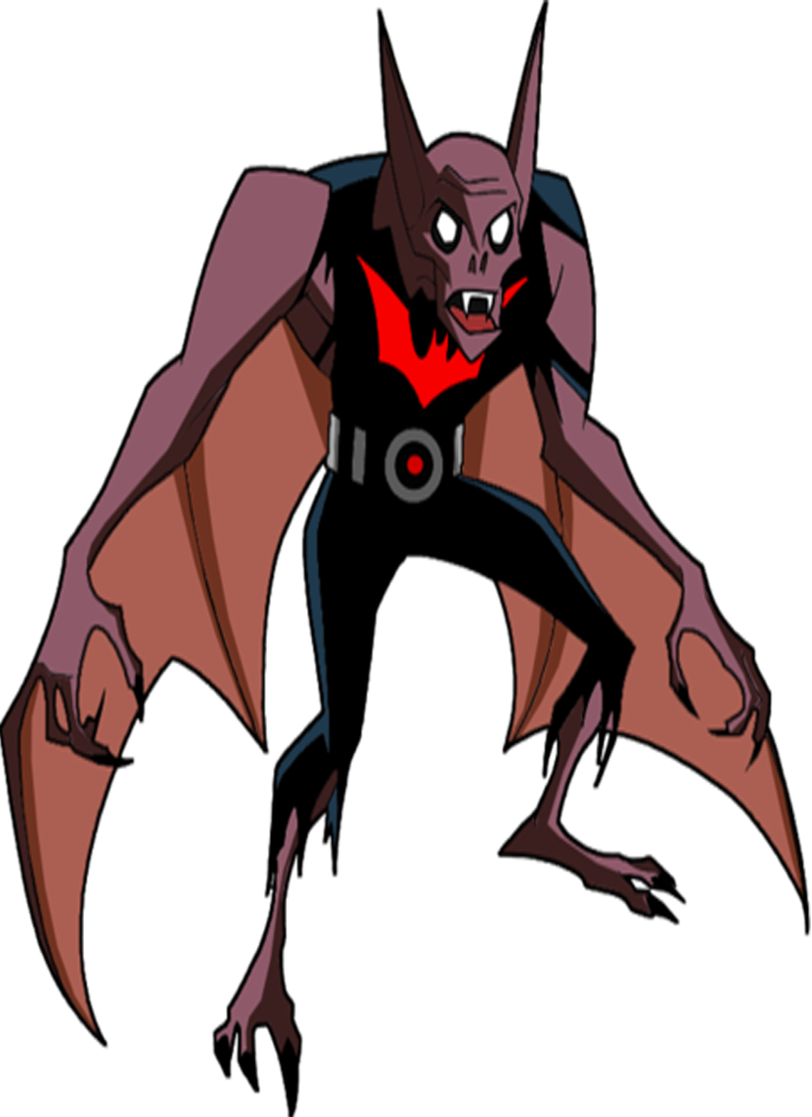 Batman Beyond - Morcego - Terry Mcginnis Man Bat (1140x1568), Png Download