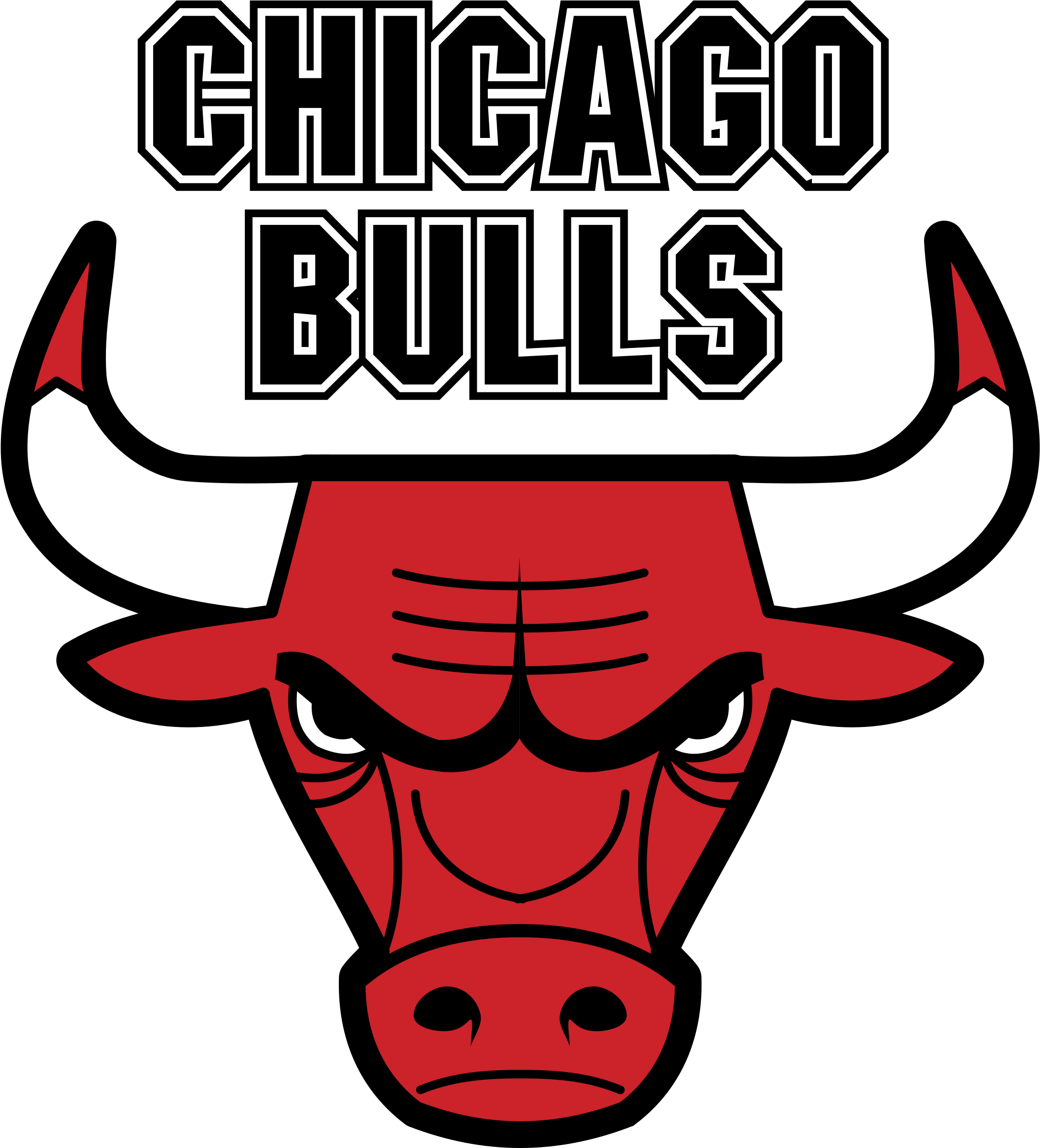 Chicago Bulls 1 Logo Png Transparent - Chicago Bulls Logo (2400x2407), Png Download