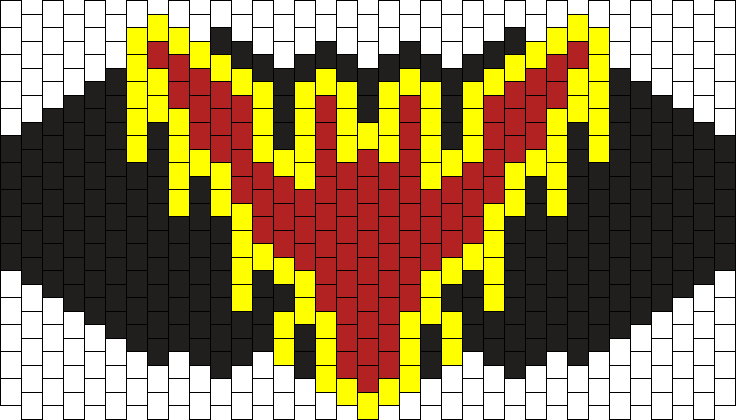 Batman Beyond Mask Bead Pattern - Bead (736x420), Png Download