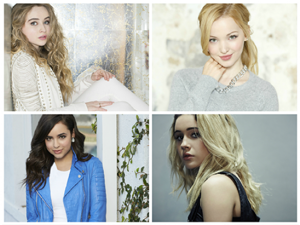 Meet Disney Channel, Disney Xd, And Disney Junior Stars - Sabrina Carpenter Sofia Carson And Dove Cameron (780x440), Png Download