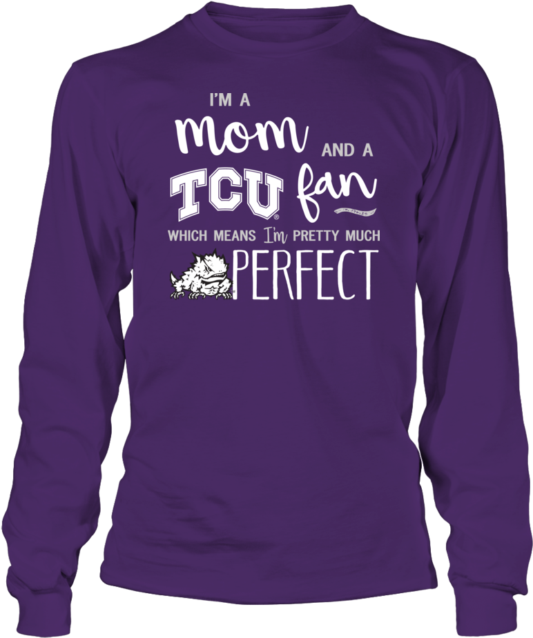 Im A Mom And A Tcu Fan Tcu Horned Frogs Shirt Noble - Vegas Born T Shirt (1000x1000), Png Download
