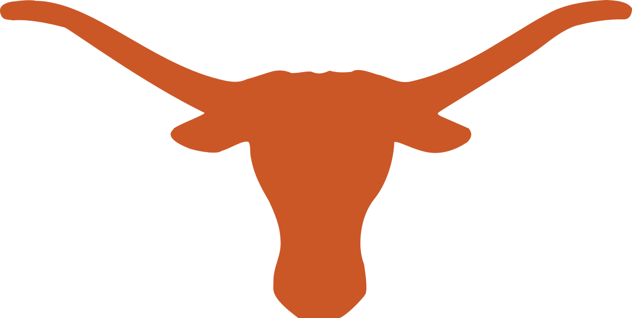 Texas Longhorns Logo - Texas Longhorns Png (1000x503), Png Download