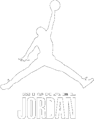 Michael Jordan Clipart - Line Art (328x412), Png Download