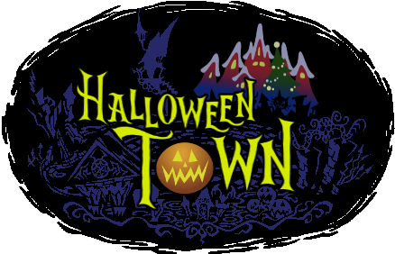 Halloween Town Kingdom Hearts (451x297), Png Download