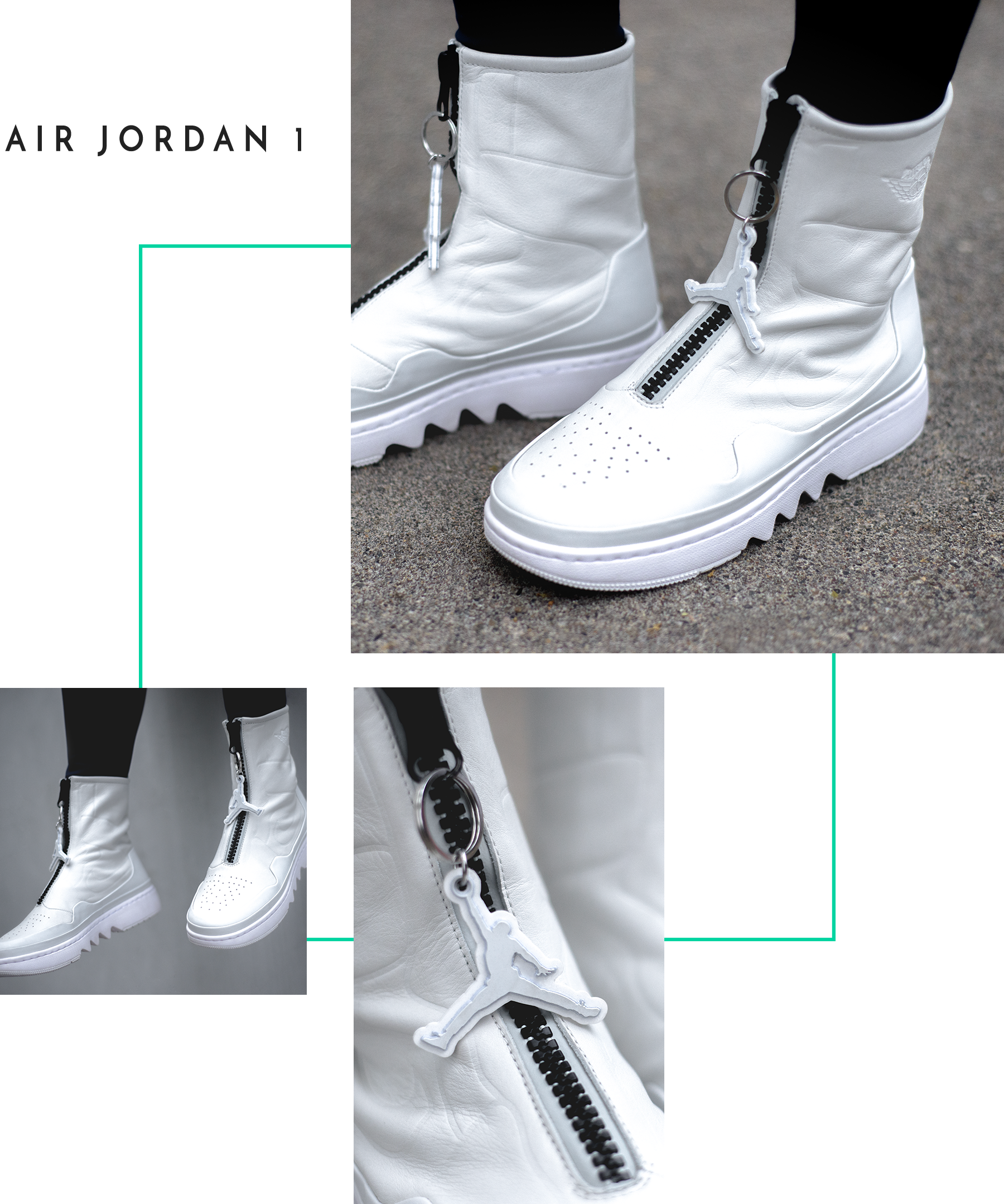 Nike The 1 Reimagined Jester Xx Air Force 1 Jordan (1800x2158), Png Download