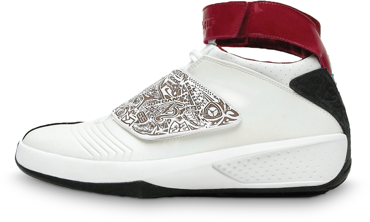 Air Jordan Xx - Air Jordans With Straps (1361x949), Png Download