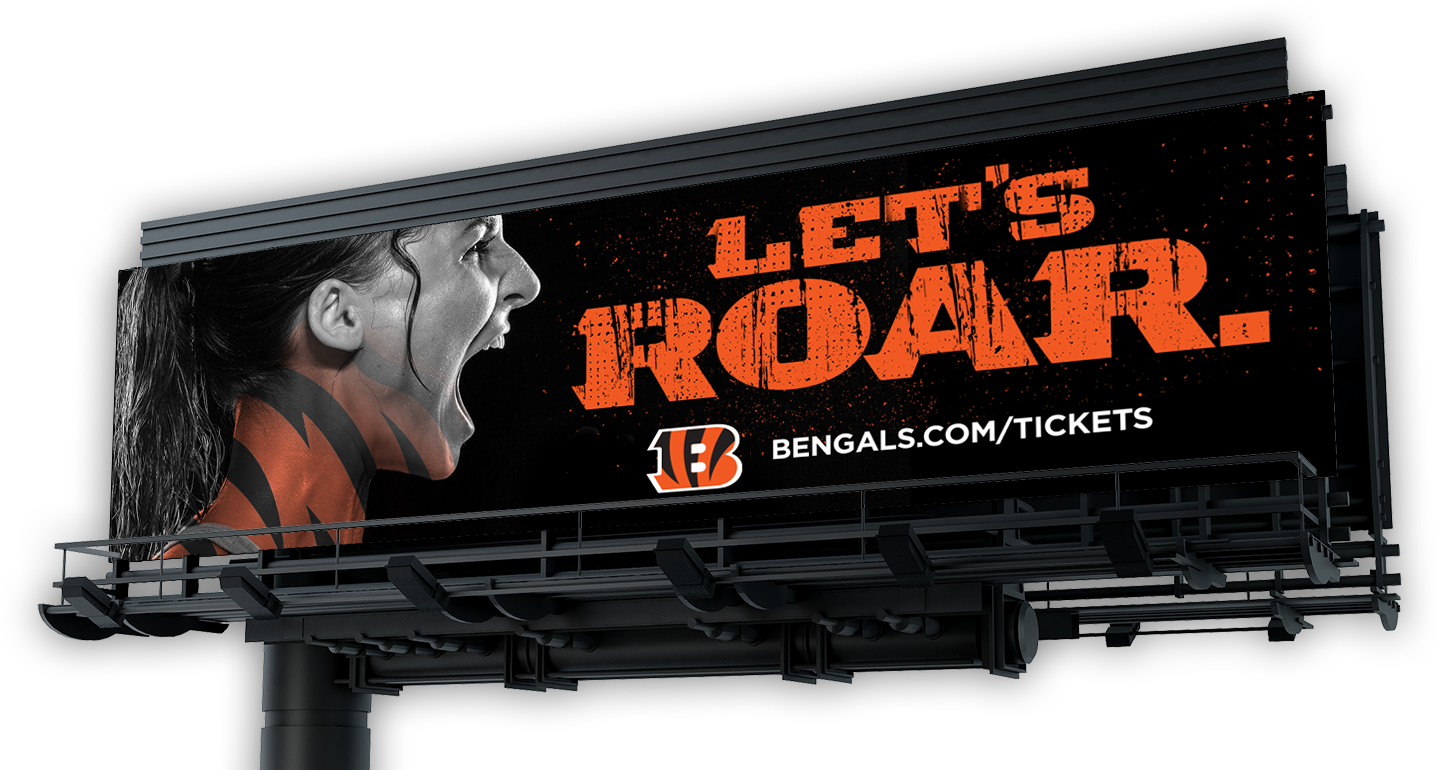 Cincinnati Bengals - Billboard (1450x775), Png Download