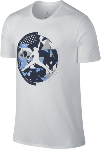 Jordan Navy Blue Shirt (600x600), Png Download