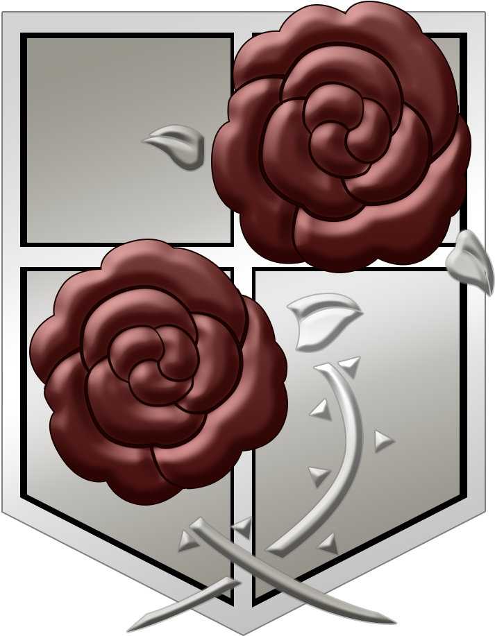 Garrison - Attack On Titan Army Divisions (724x916), Png Download