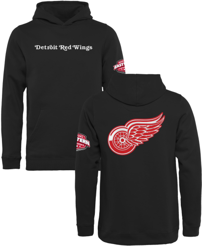 Youth Detroit Red Wings Design Your Own Hoodie - Detroit Red Wings Team Logo Nylon Trifold Wallet (500x500), Png Download