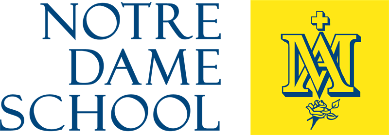 Notre Dame School Logo (800x278), Png Download